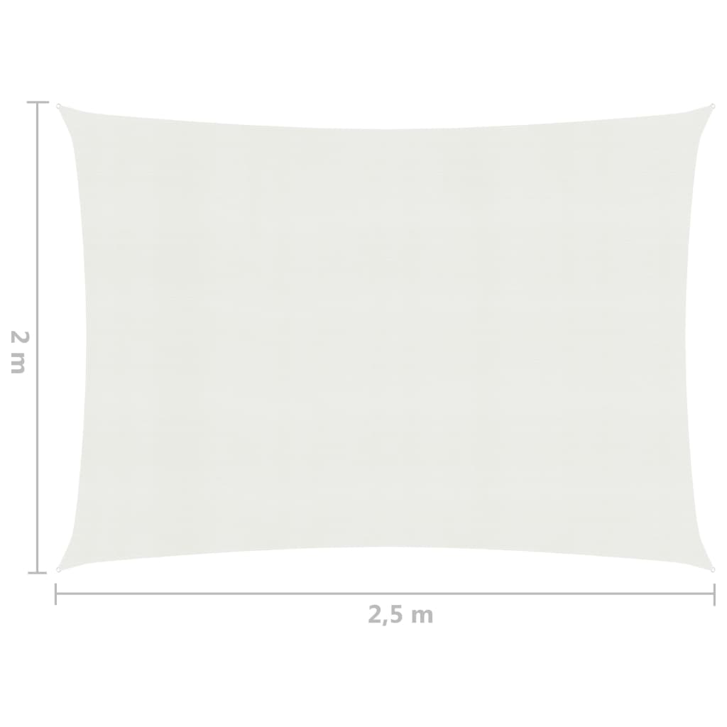 Платно-сенник, 160 г/кв.м., бяло, 2x2,5 м, HDPE
