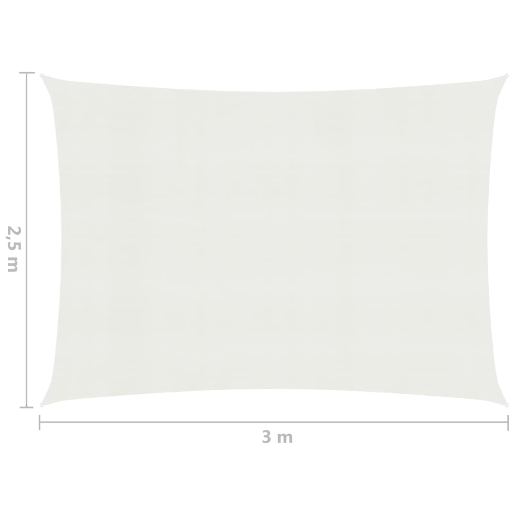 Платно-сенник, 160 г/кв.м., бяло, 2,5x3 м, HDPE