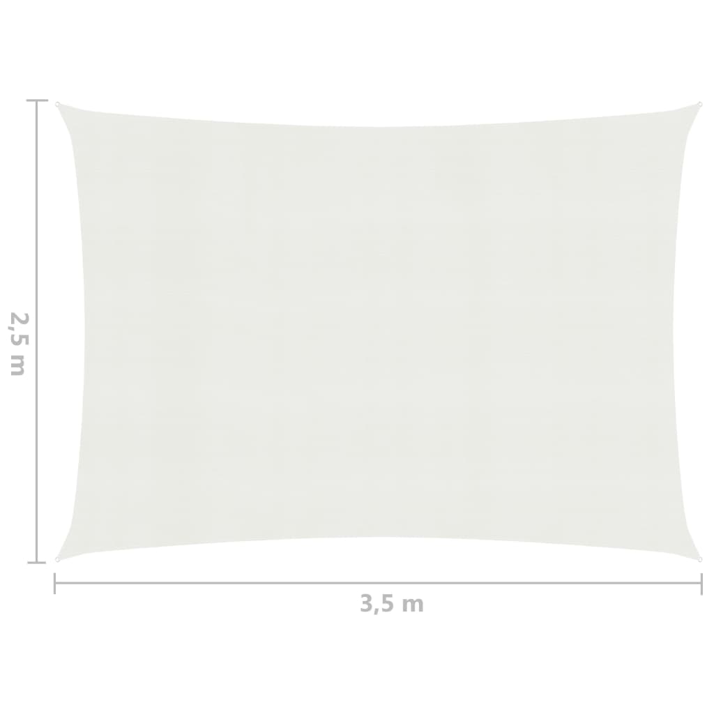 Платно-сенник, 160 г/кв.м., бяло, 2,5x3,5 м, HDPE