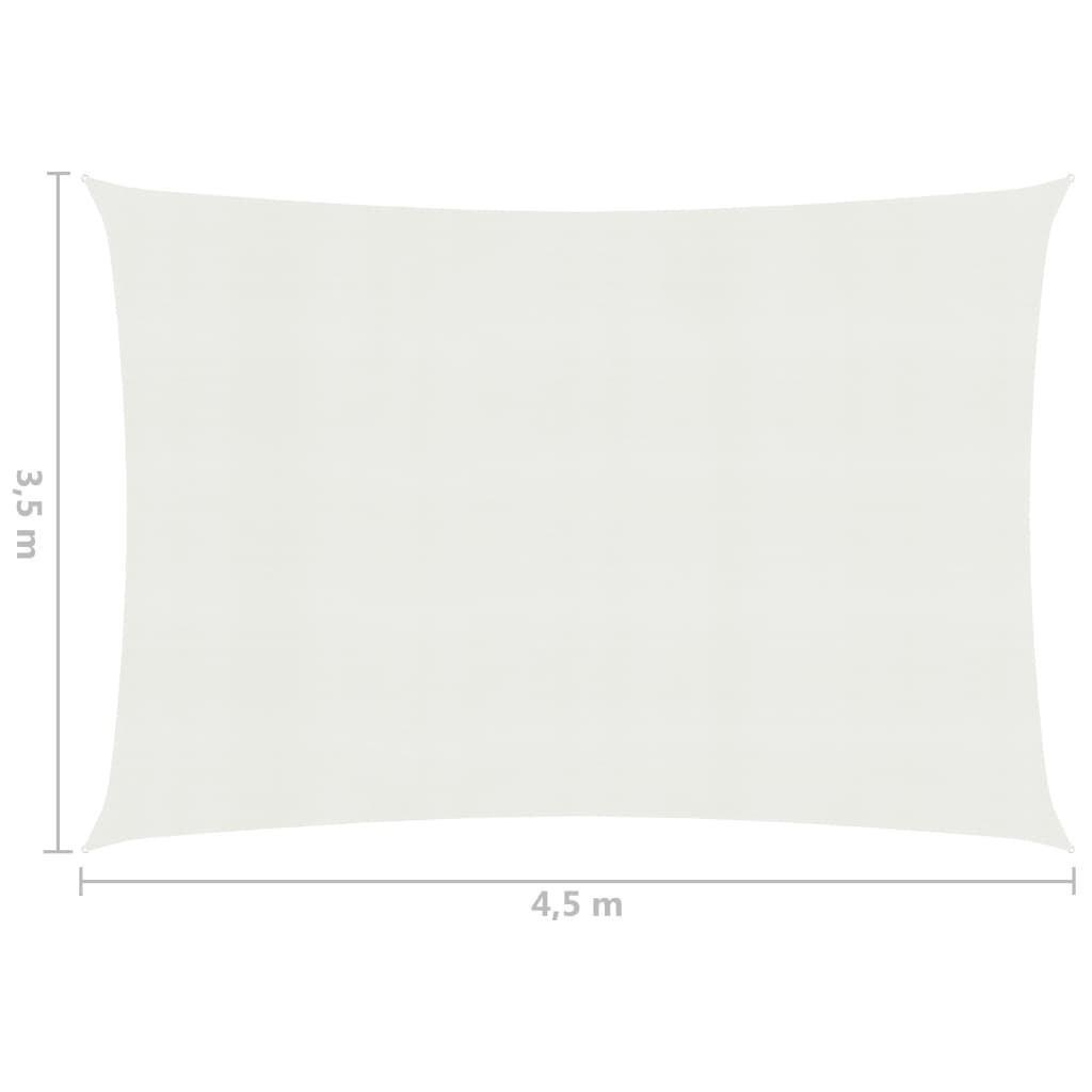 Платно-сенник, 160 г/кв.м., бяло, 3,5x4,5 м, HDPE