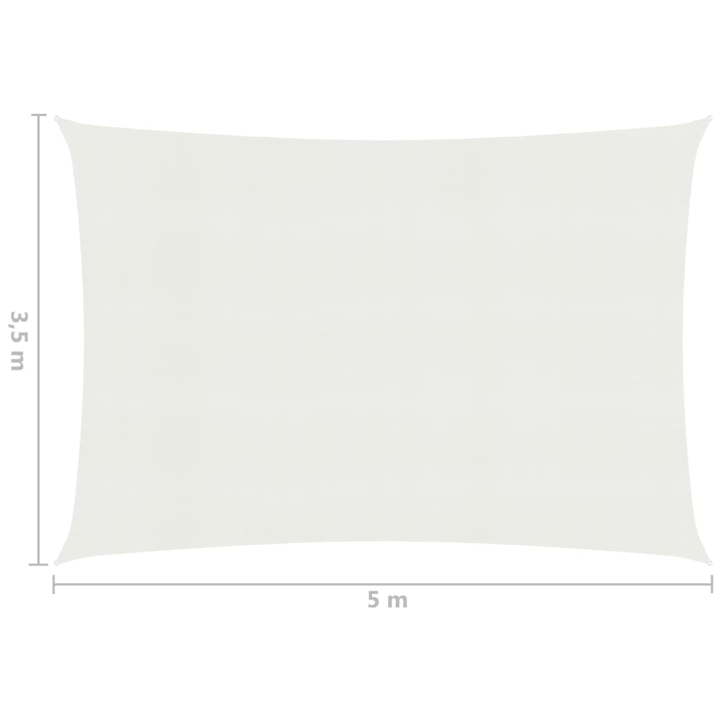 Платно-сенник, 160 г/кв.м., бяло, 3,5x5 м, HDPE