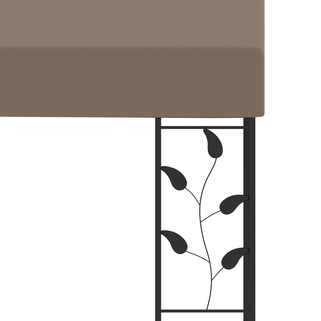 Шатра за стенен монтаж, 3x3x2,5 м, таупе