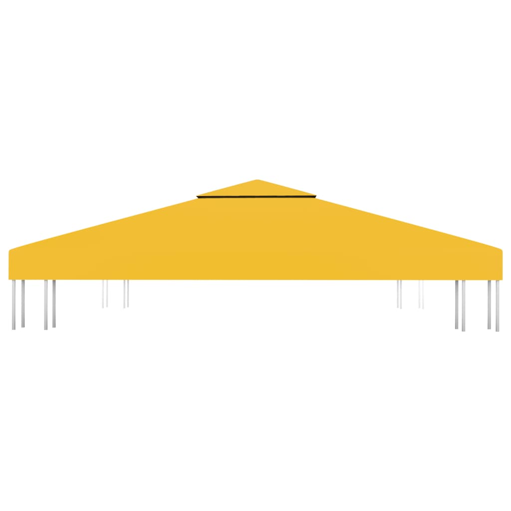 Двоен покрив за шатра, 310 г/кв.м., 3x3 м, жълт