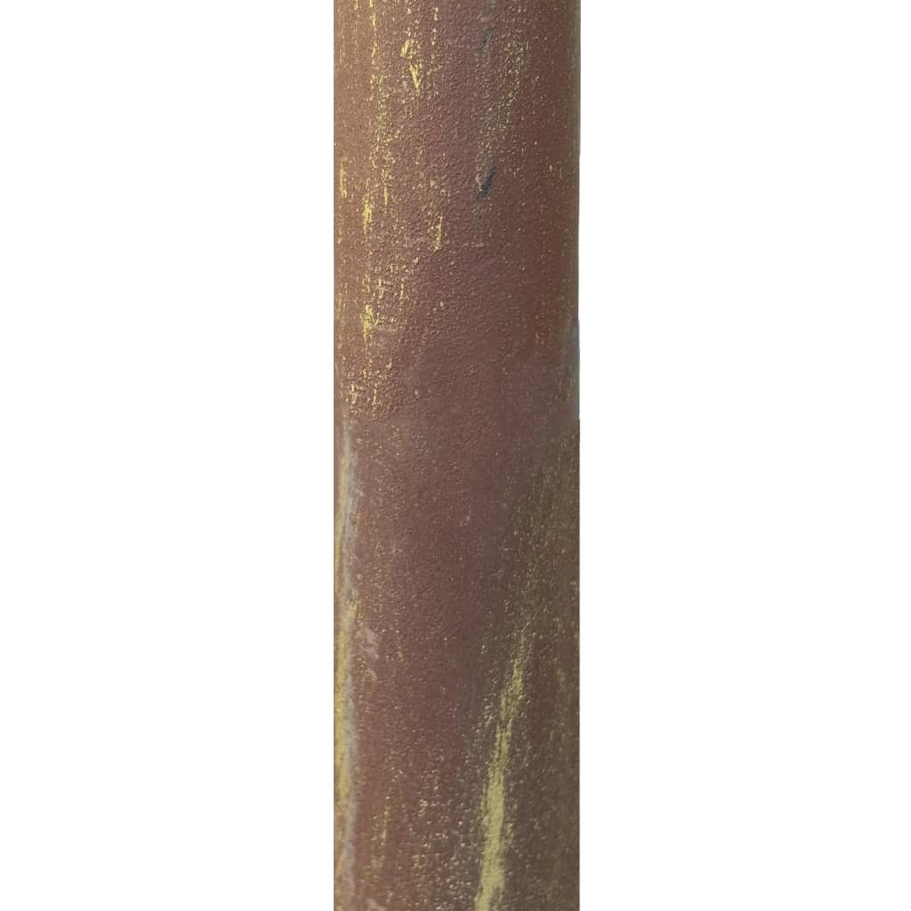 Градинска пергола, антично кафяво, 4x3x2,5 м, желязо