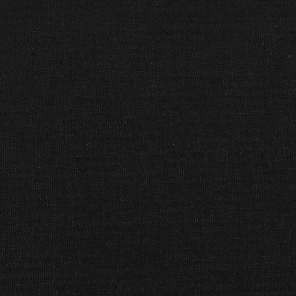 Боксспринг легло с матрак, черно, 140x200 см, плат