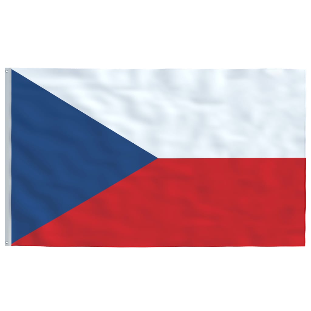 Флаг на Чехия и стълб 6,23 м алуминий