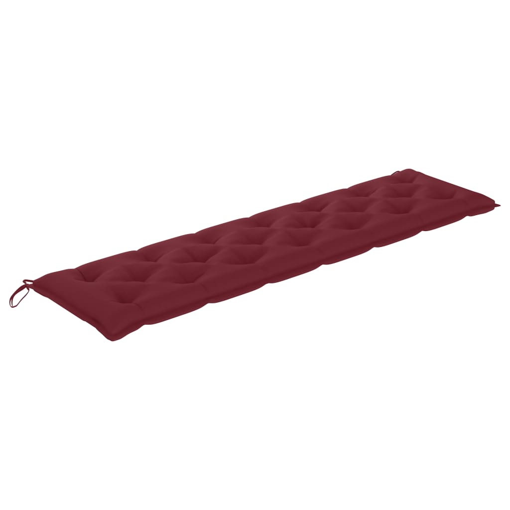 Възглавница за градинска люлка, виненочервена, 200 см, текстил