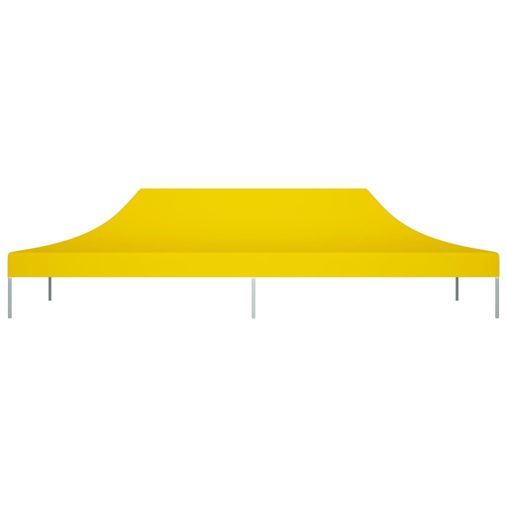 Покривало за парти шатра, 6x3 м, жълто, 270 г/кв.м.