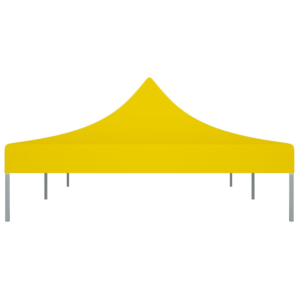 Покривало за парти шатра, 6x3 м, жълто, 270 г/кв.м.