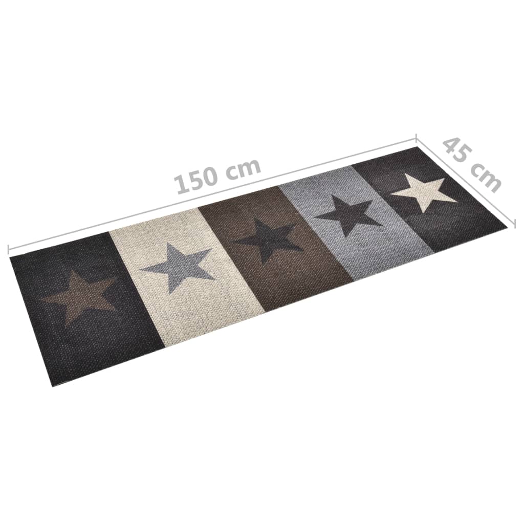 Кухненско килимче, перимо, звезди, 45x150 см