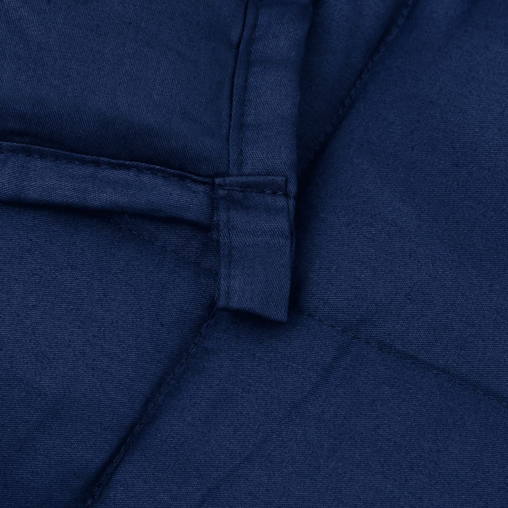 Утежнено одеяло синьо 122x183 см 9 кг плат