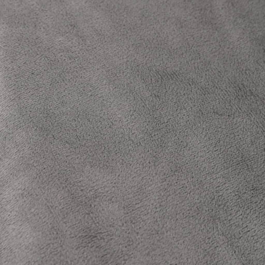 Утежнено одеяло с плик, сиво, 140x200 см, 6 кг, плат