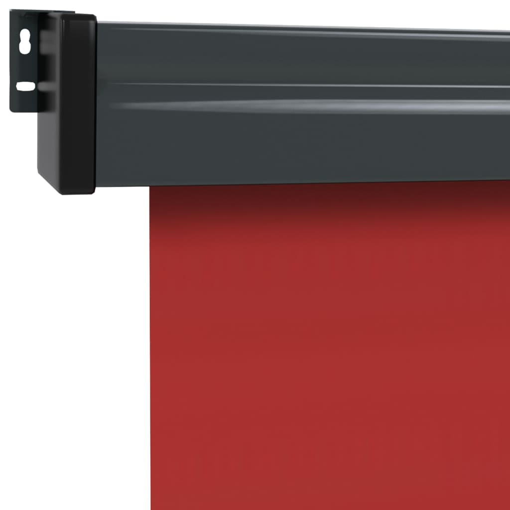 Вертикална тента за балкон, 140x250 см, червена