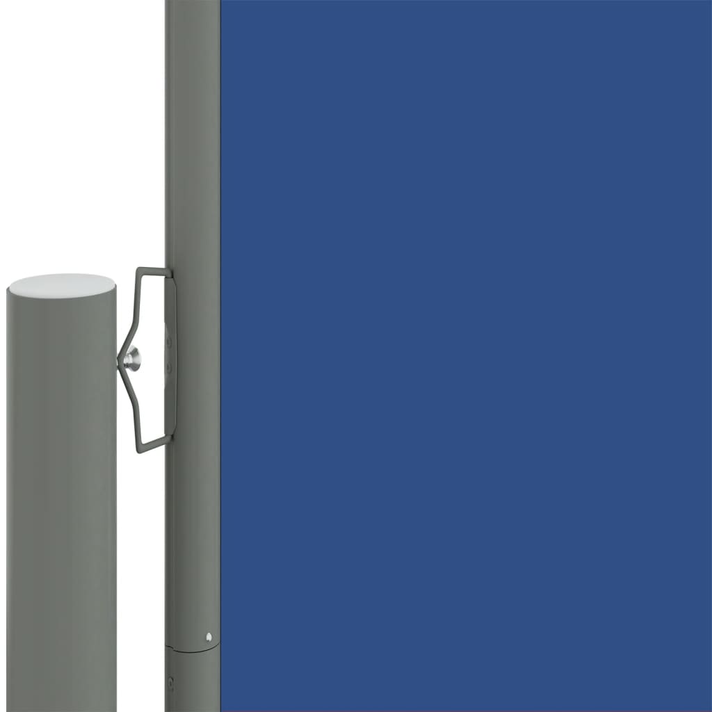 Прибираща се странична тента, синя, 220x1000 см