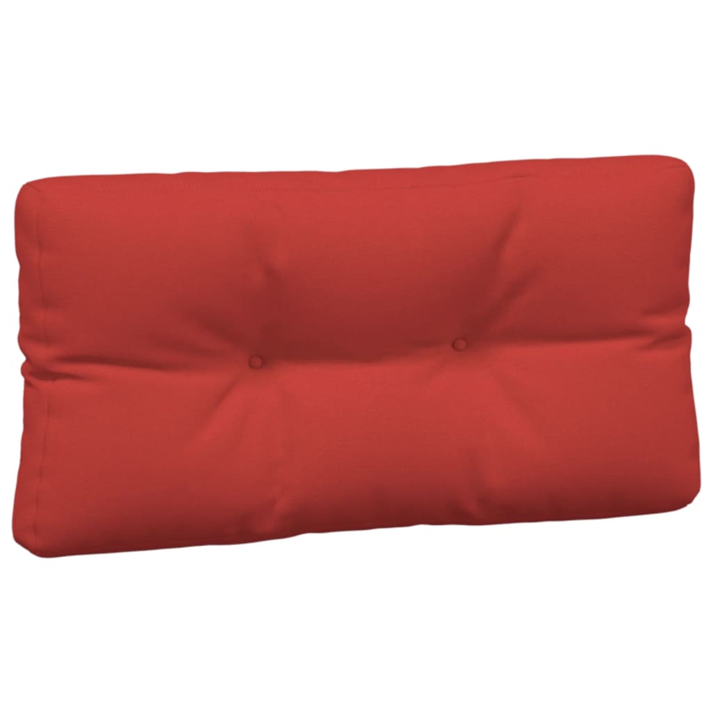 Палетни възглавници, 7 бр, червени, текстил