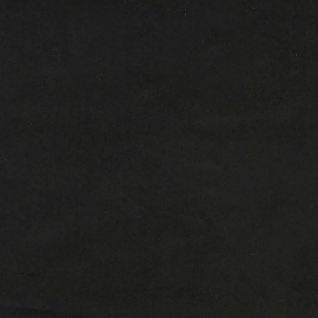 Канапе с матрак, черно, 80x200 см, кадифе