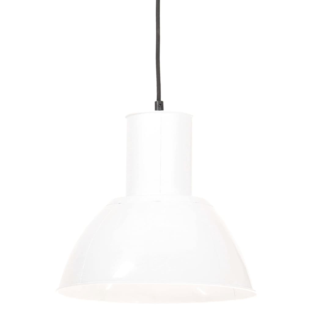 Пенделна лампа 25 W бяла кръгла 28,5 см E27