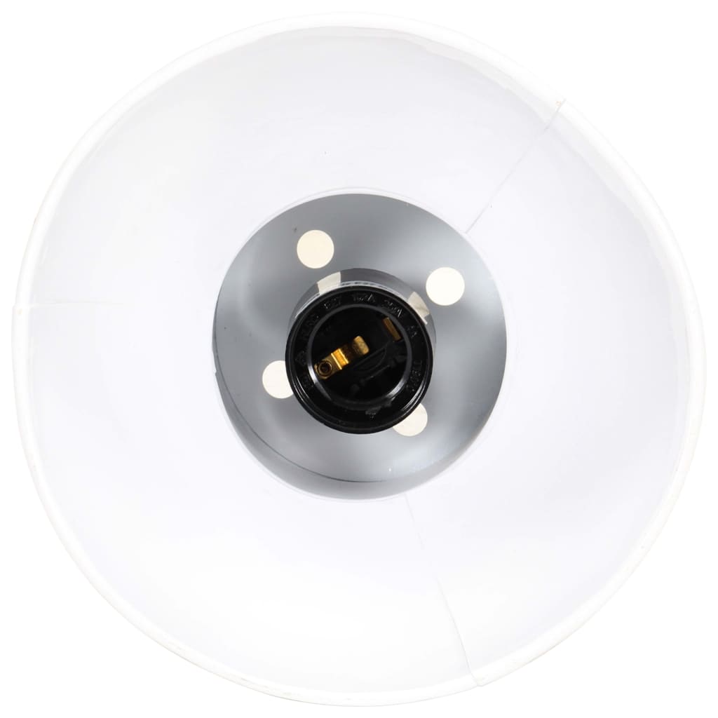 Пенделна лампа 25 W бяла кръгла 17 см E27