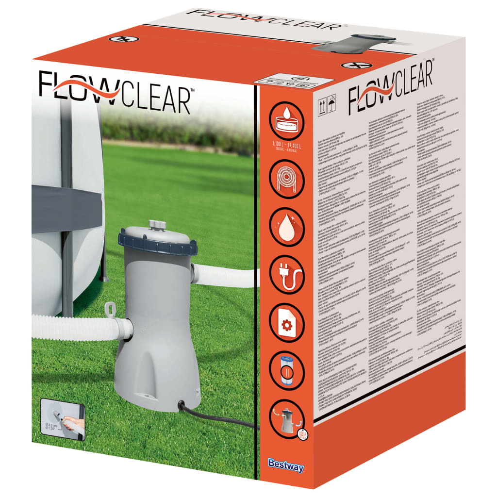 Bestway Flowclear Филтърна помпа за плувен басейн 3028 л/ч
