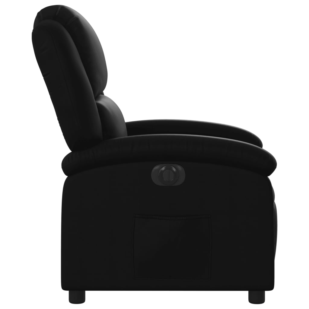 Електрически наклоняем стол, черен, изкуствена кожа