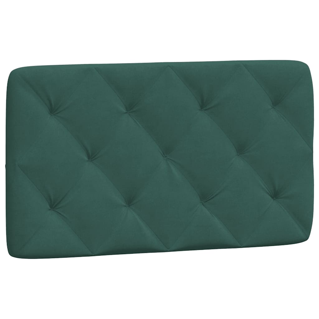 Легло с матрак, тъмнозелено, 80x200 см, кадифе