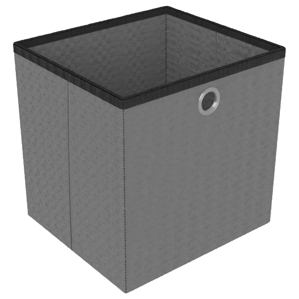Рафт с 9 кубични отделения с кутии черен 103x30x107,5 см плат