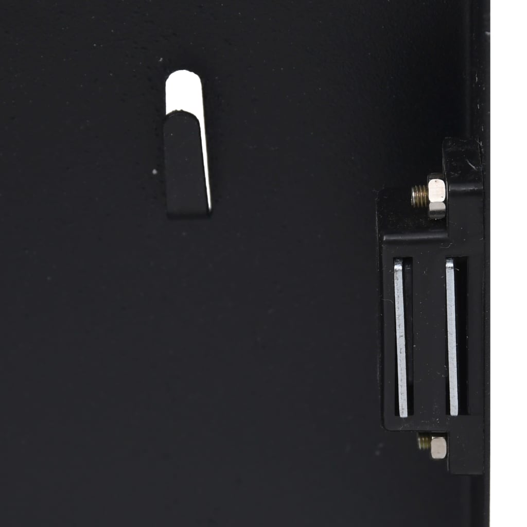 Кутия за ключове с магнитна дъска, черна, 35x35x5,5 см