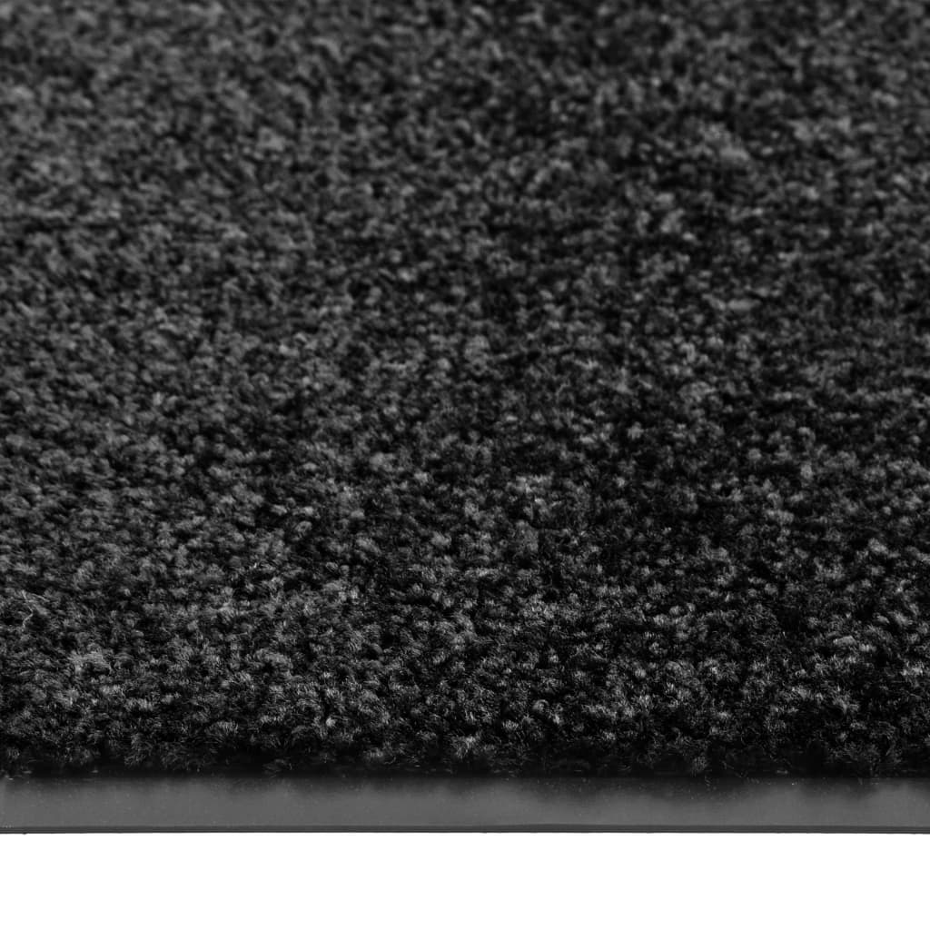 Перима изтривалка, черна, 120x180 см