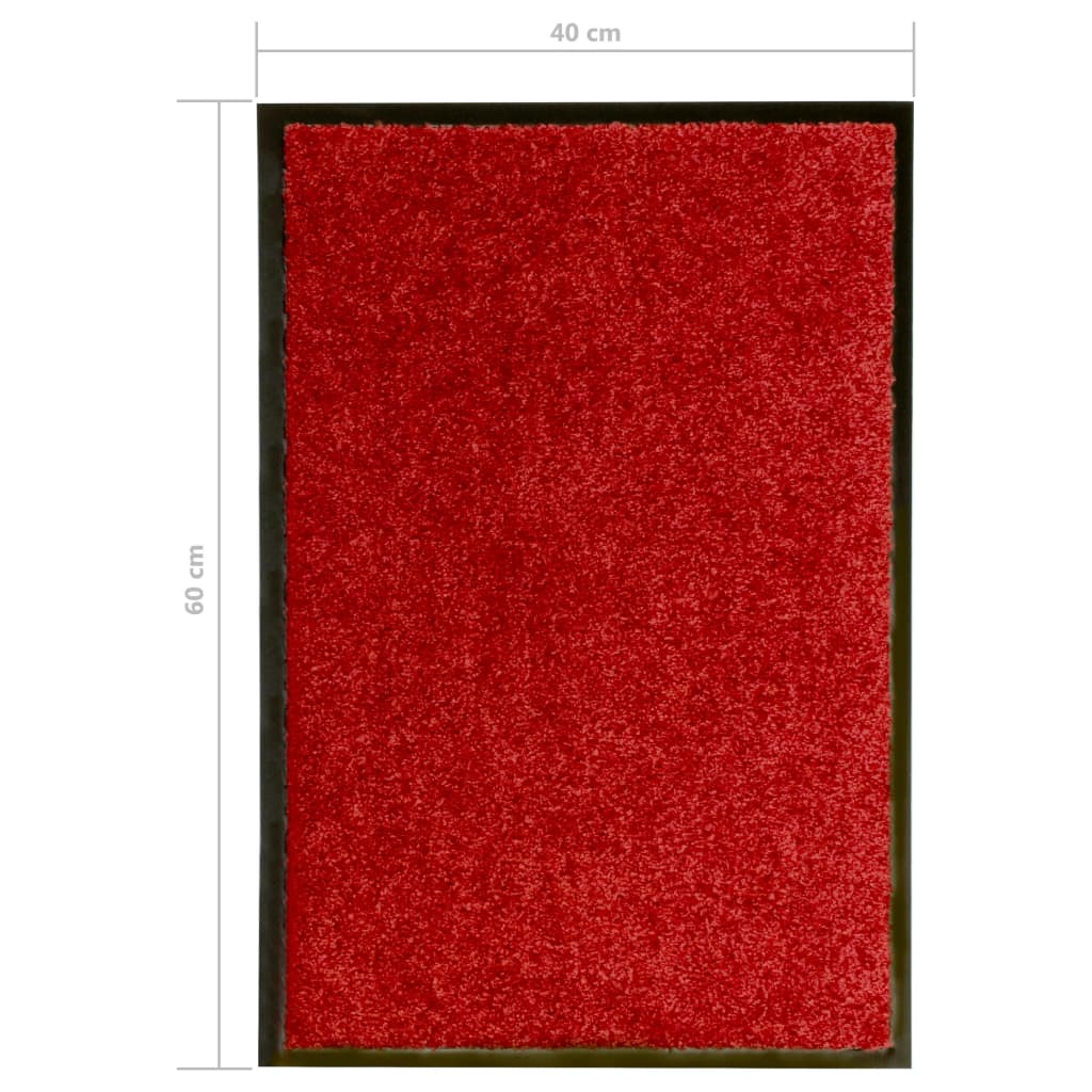 Перима изтривалка, червена, 40x60 см