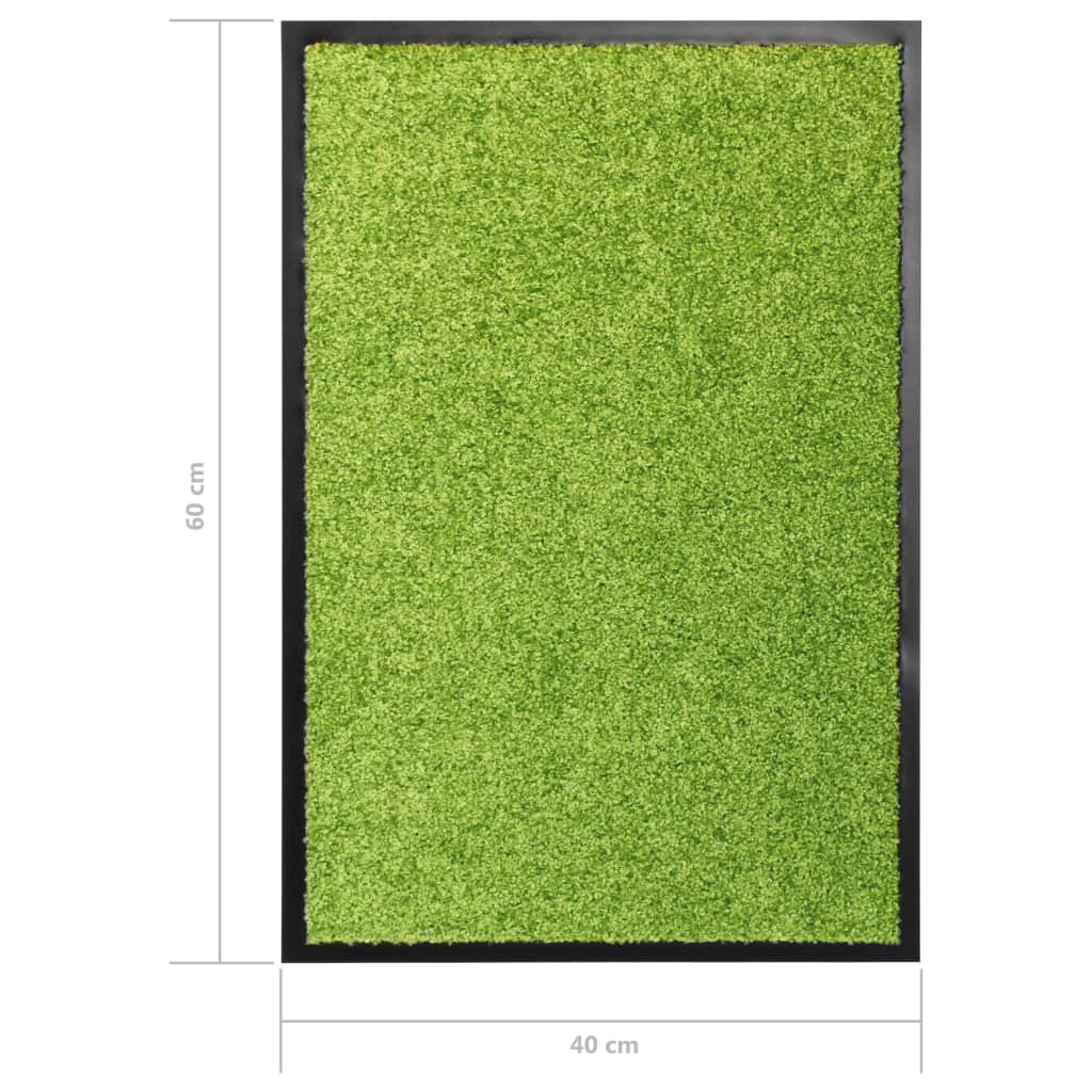 Перима изтривалка, зелена, 40x60 см