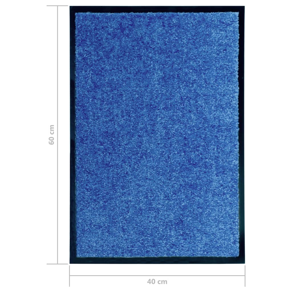 Перима изтривалка, синя, 40x60 см