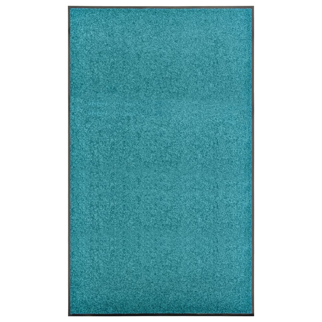 Перима изтривалка, синьо-зелена, 90x150 см