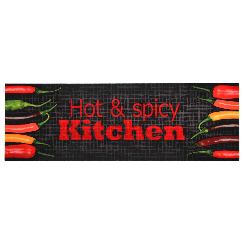 Кухненско килимче, перимо, надпис Hot&Spicy, 60x180 см