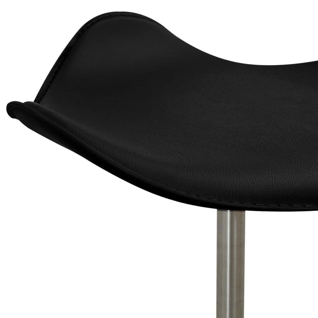 Стол за студио за красота, черен, изкуствена кожа