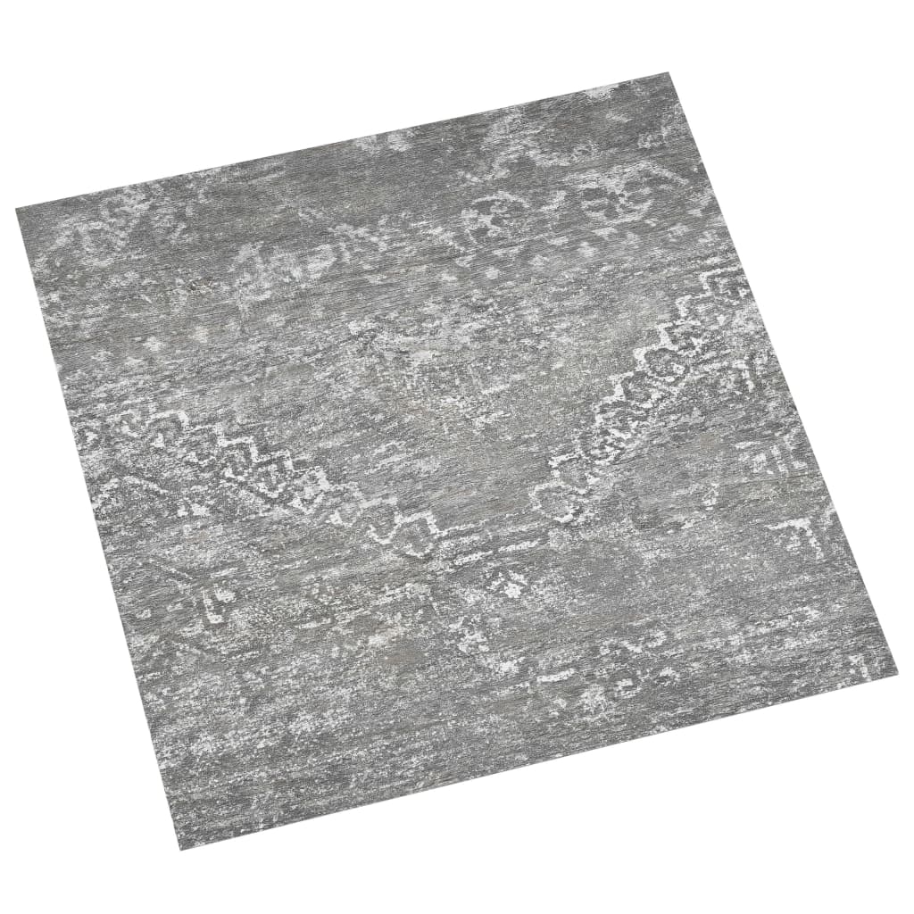 Самозалепващи подови дъски, 55 бр, PVC, 5,11 м², бетонно сиви