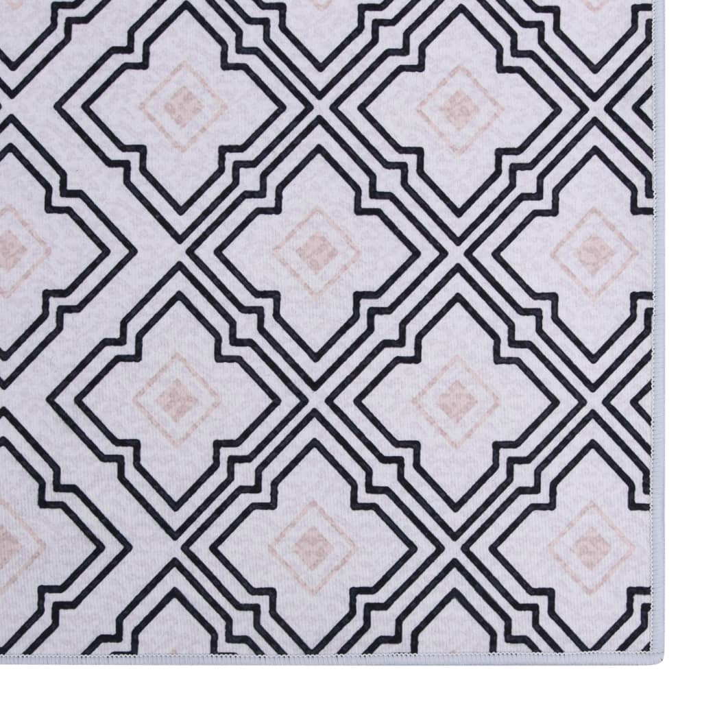 Пъстър килим с принт, 160x230 см, текстил