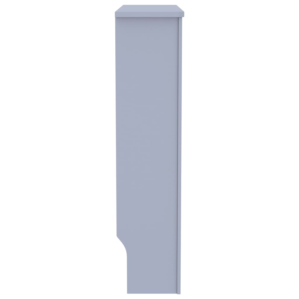 МДФ параван за радиатор, сив, 78 см