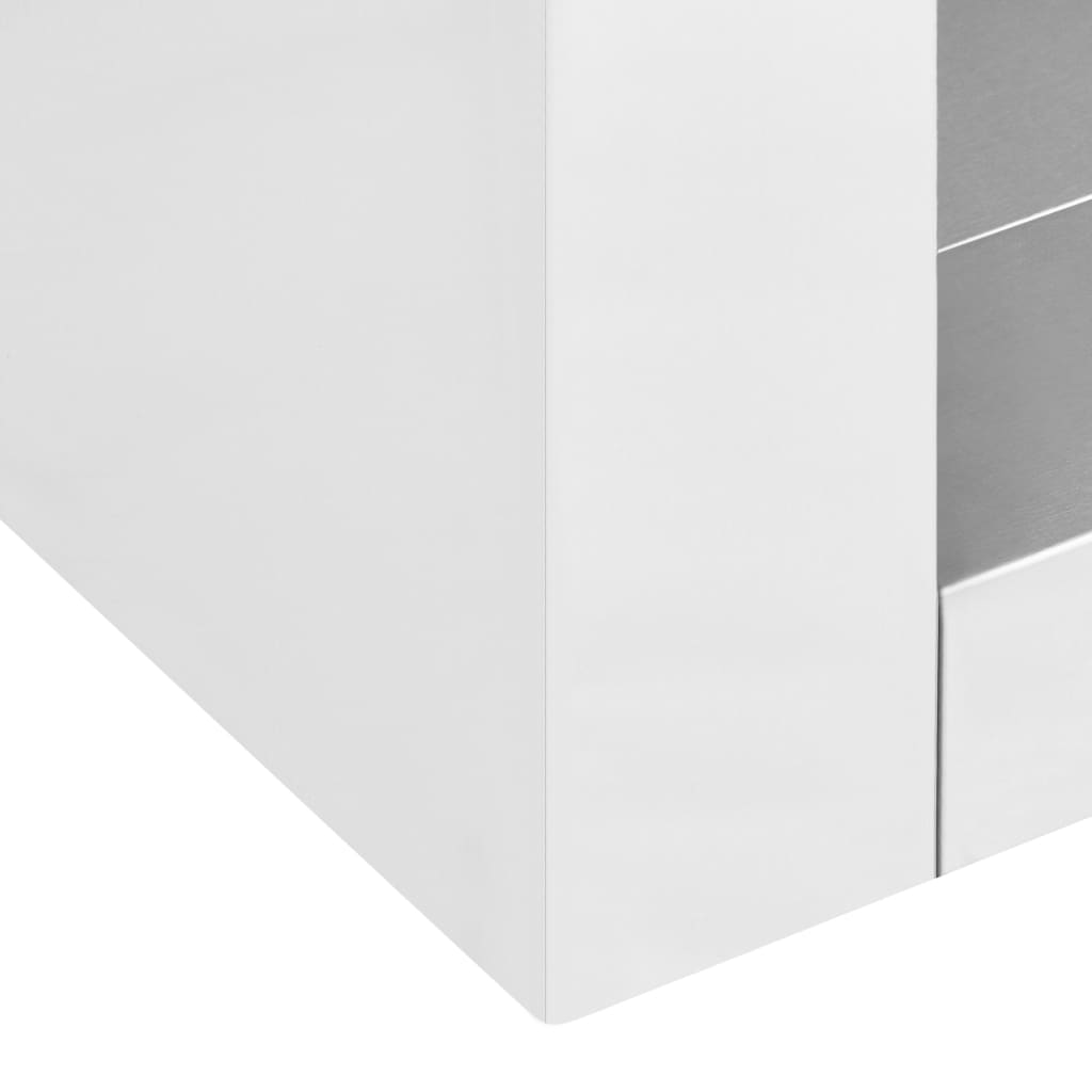 Кухненски стенен шкаф, 120x40x75 см, неръждаема стомана