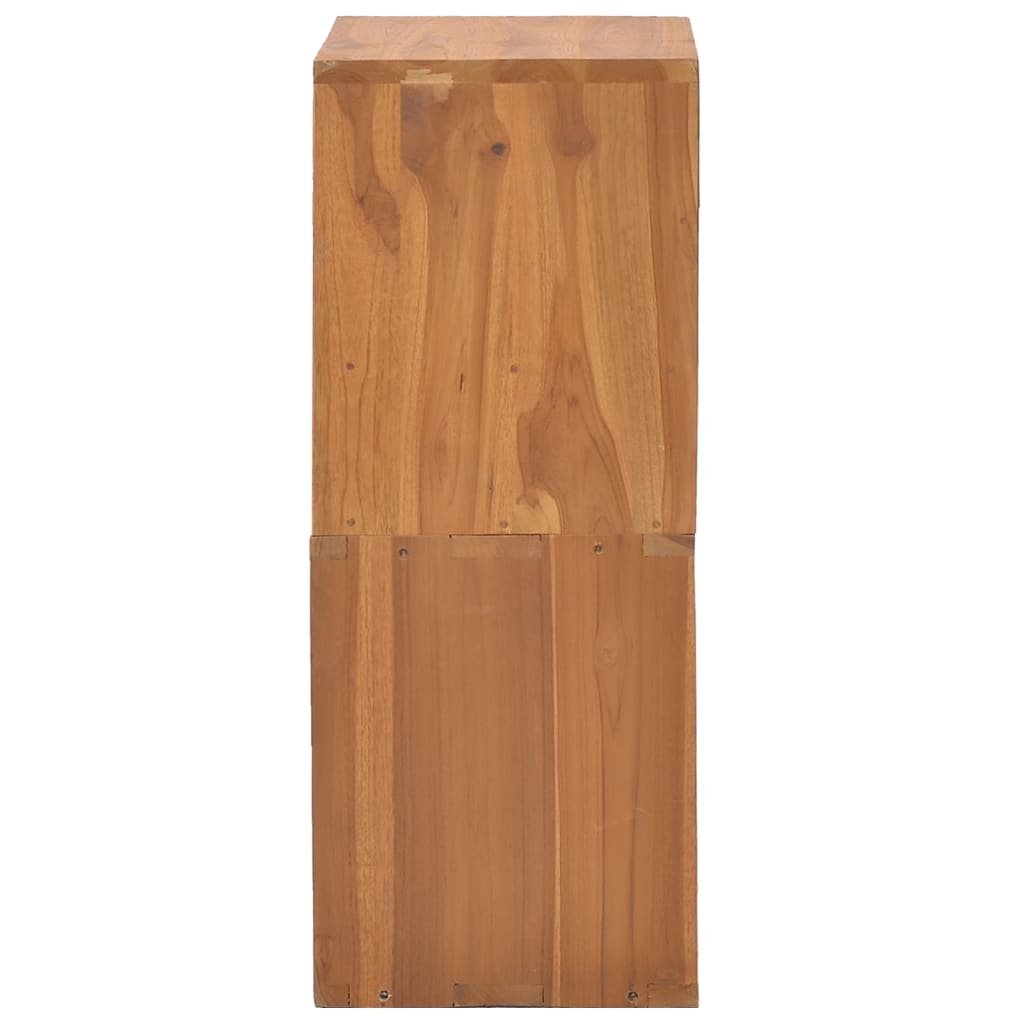 Шкаф за съхранение, 40x30x76 см, тиково дърво масив