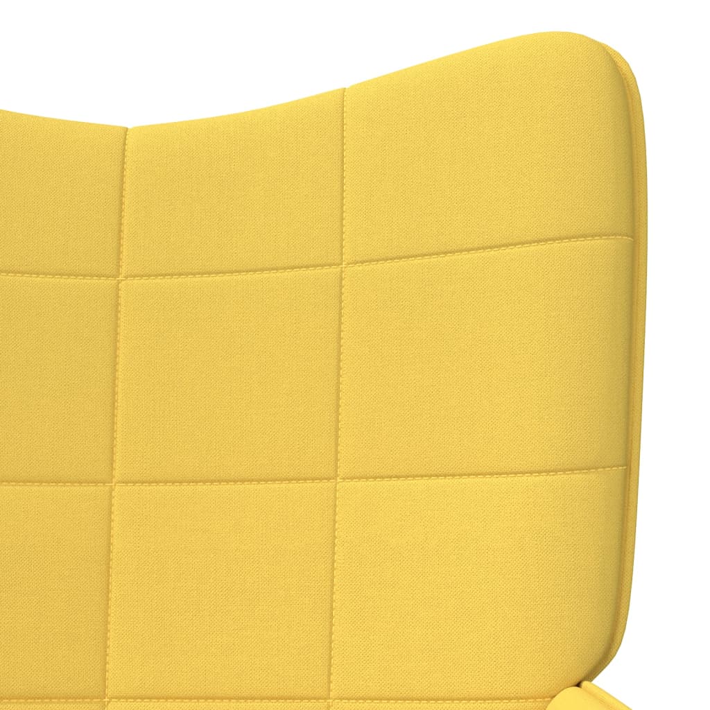 Релаксиращ стол, горчица жълто, плат