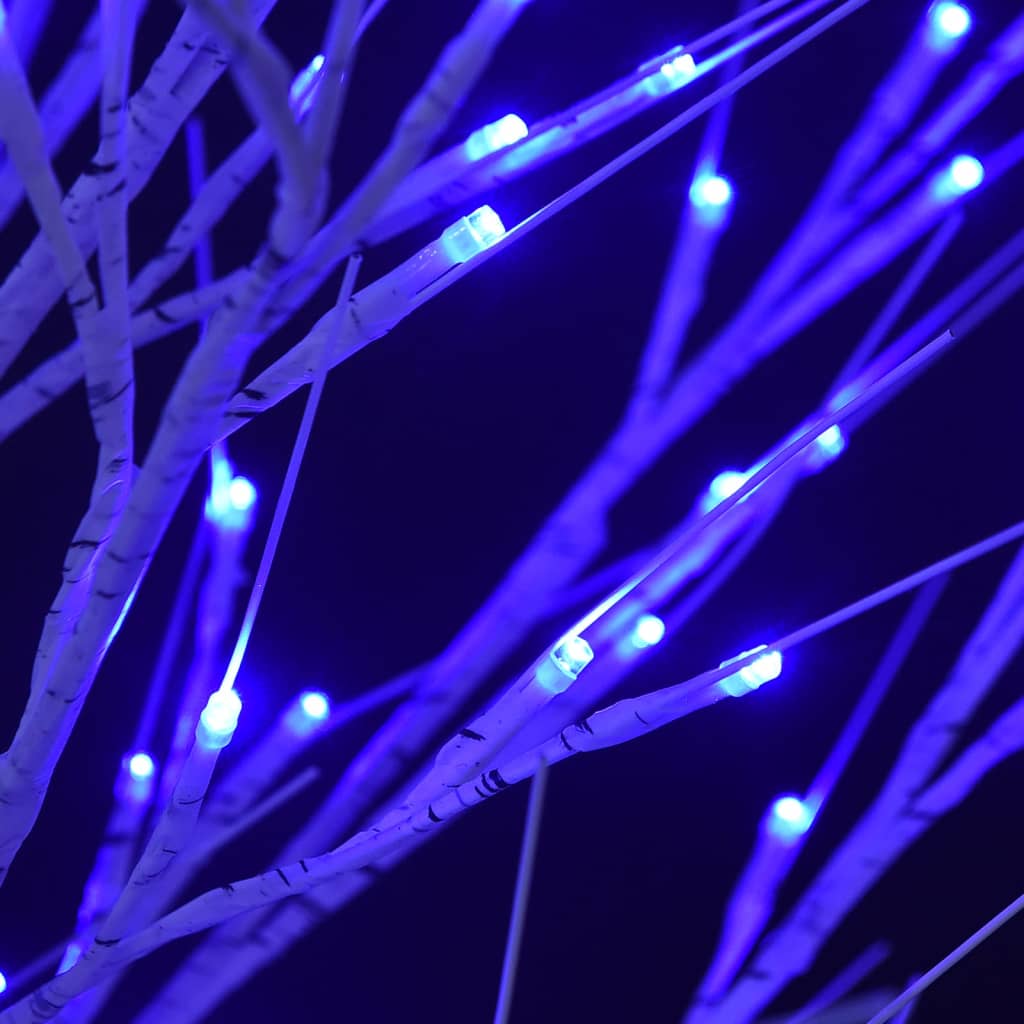 Коледно дърво 200 LED 2,2 м синьо върба за закрито/открито