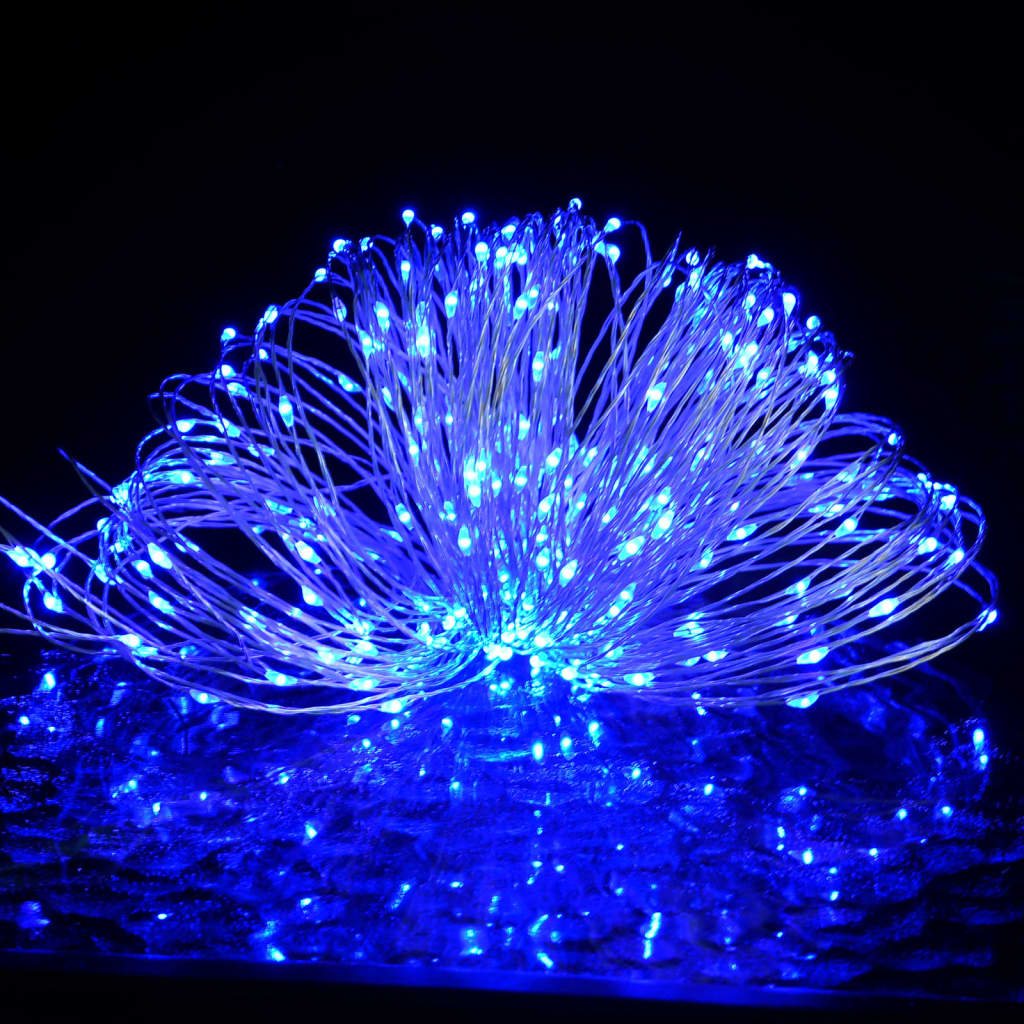 LED стринг с 300 светодиода, син, 30 м