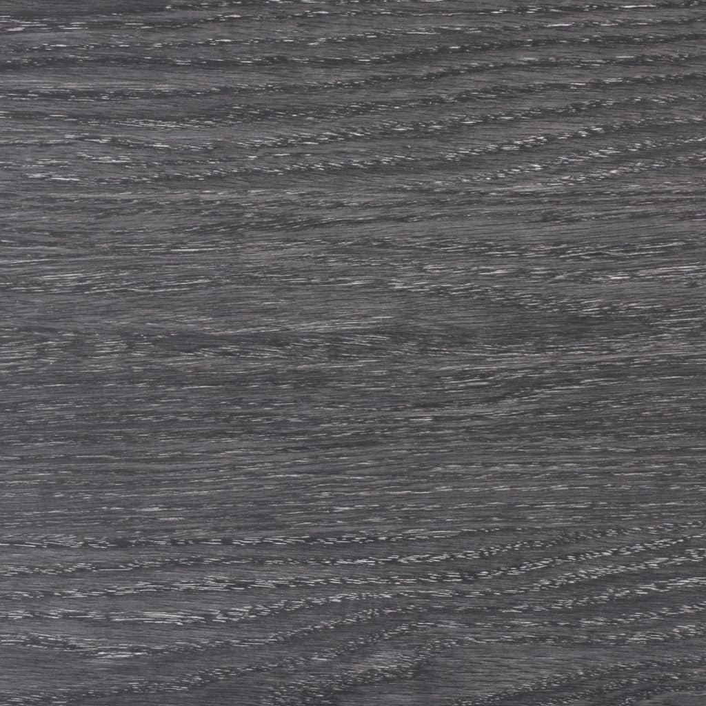 Самозалепващи подови дъски от PVC 5,21 кв.м. 2 мм черно и бяло