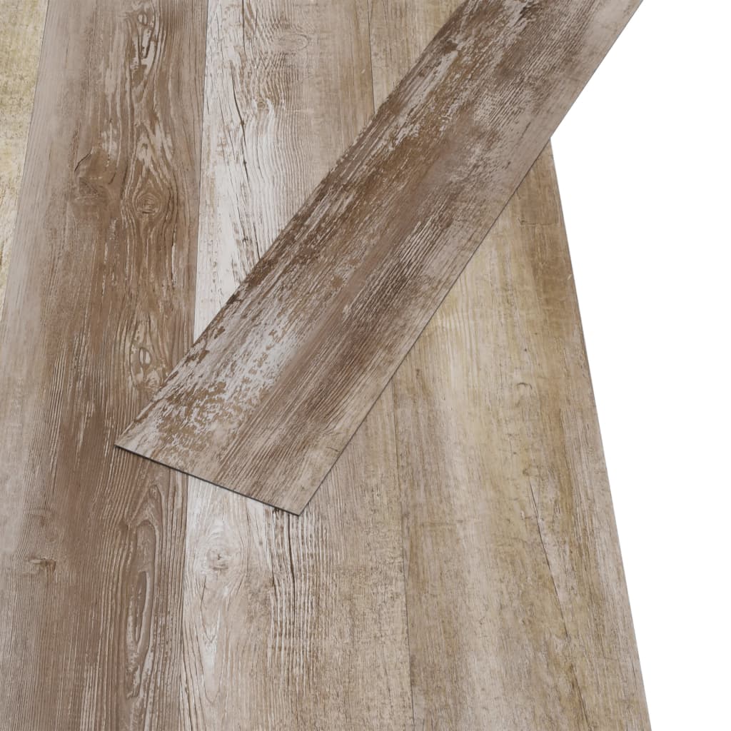Самозалепващи подови дъски от PVC 5,21 кв.м. 2 мм промито дърво