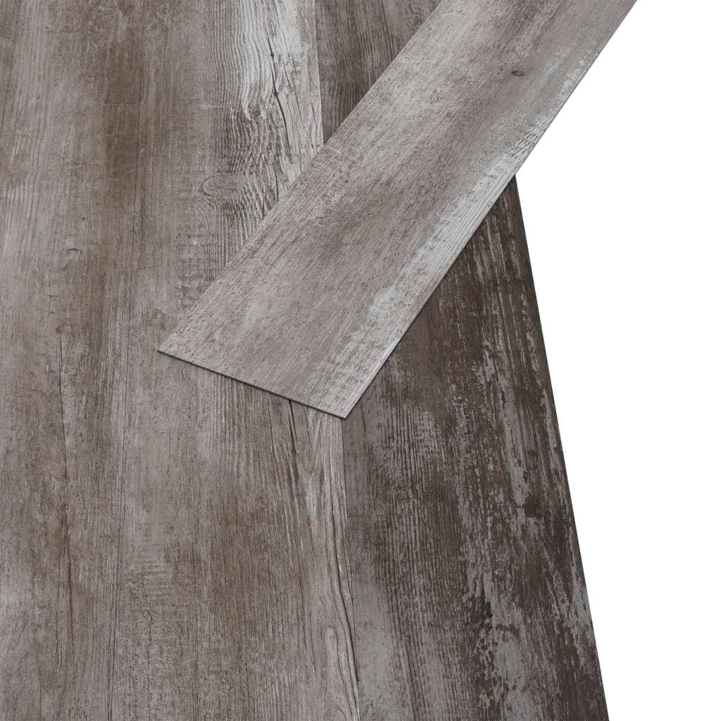 Самозалепващи PVC подови дъски 5,21 кв.м. 2 мм матово кафяво дърво