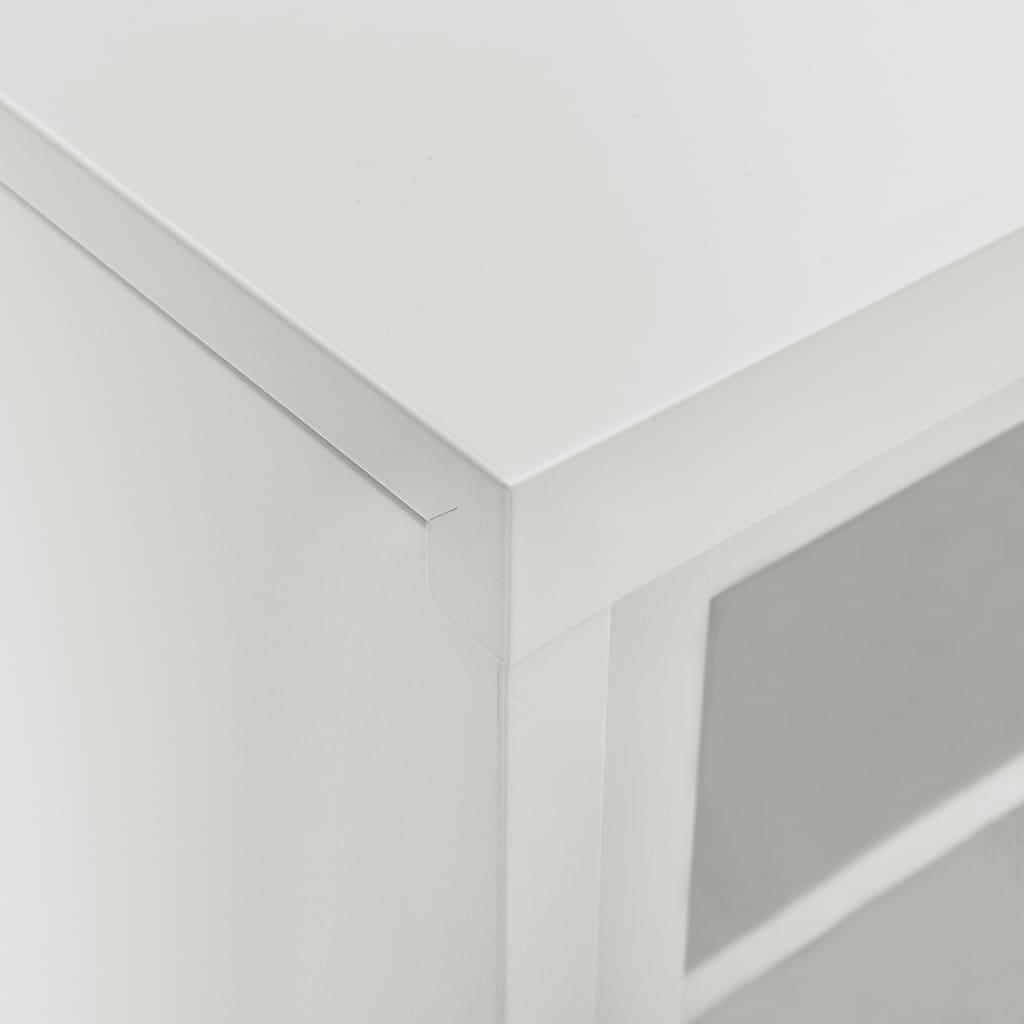 Шкаф с плъзгаща врата, светлосив, 90x40x90 см, стомана