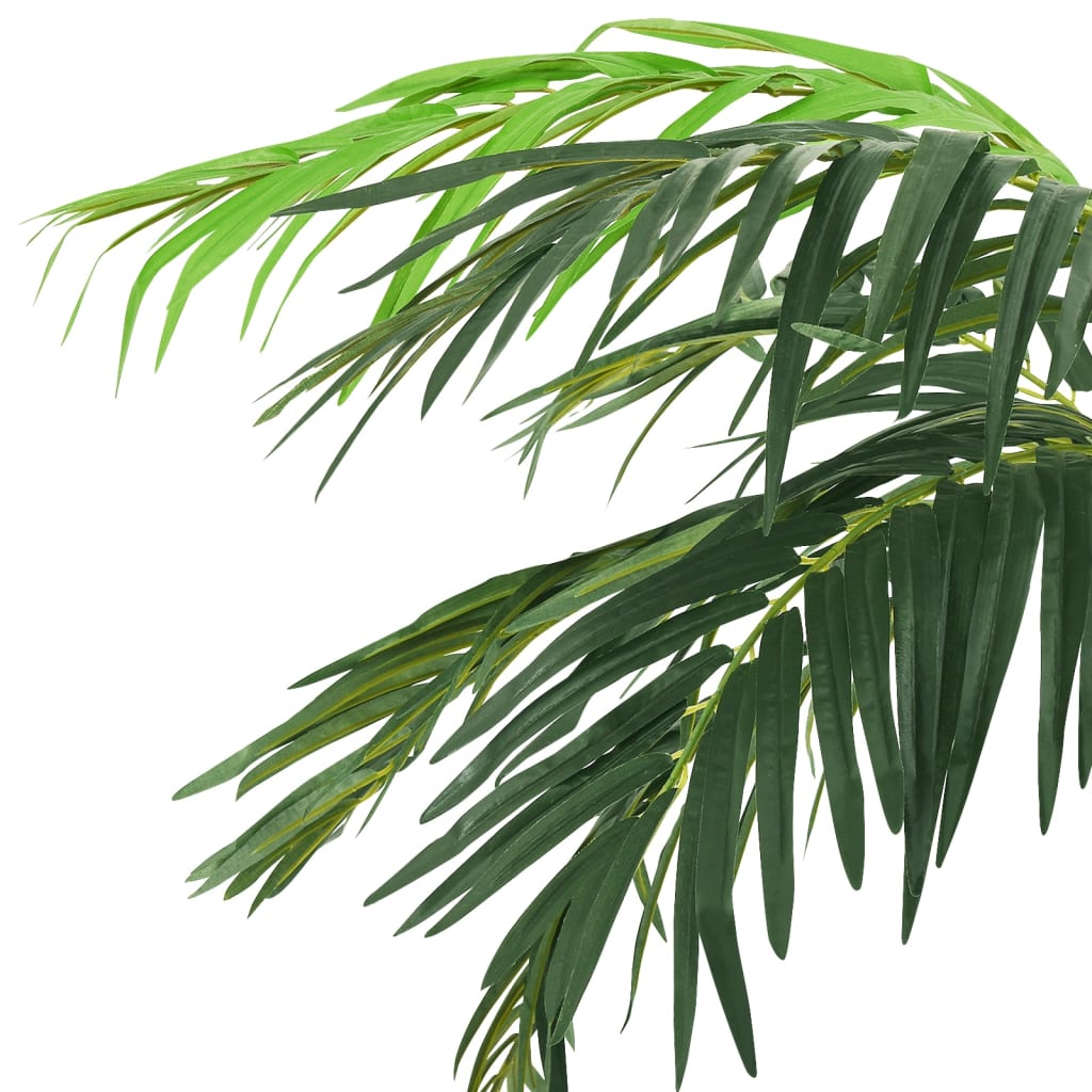 Изкуствена финикова палма със саксия, 190 см, зелена