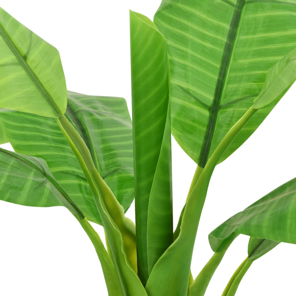 Изкуствено растение банан със саксия, 180 см, зелено
