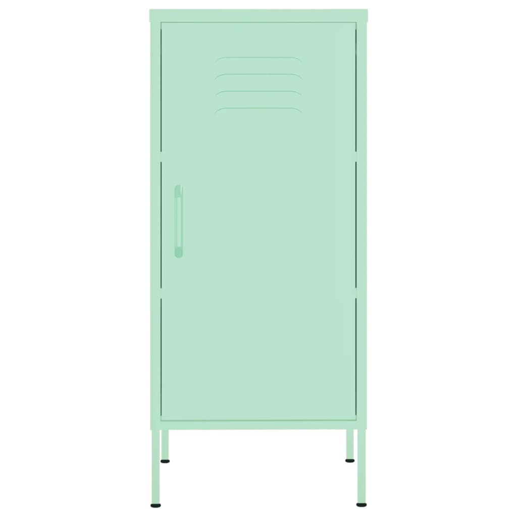 Шкаф за съхранение, мента, 42,5x35x101,5 см, стомана