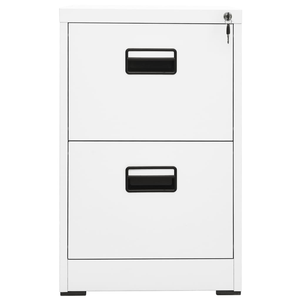 Шкаф за папки, бял, 46x62x72,5 cм, стомана